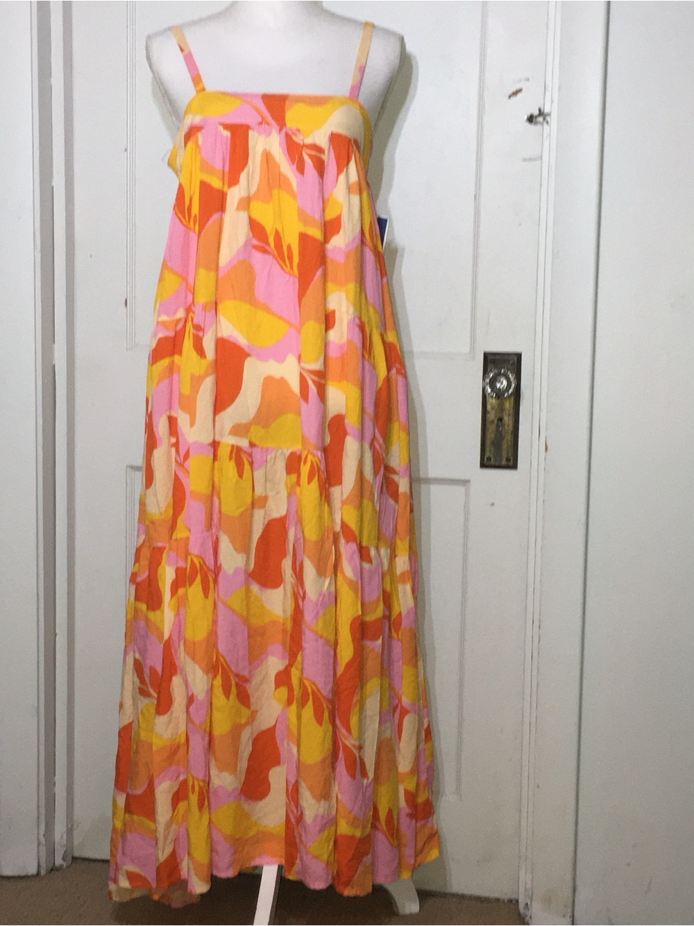 Flowy Multi-Color Maxi Dress